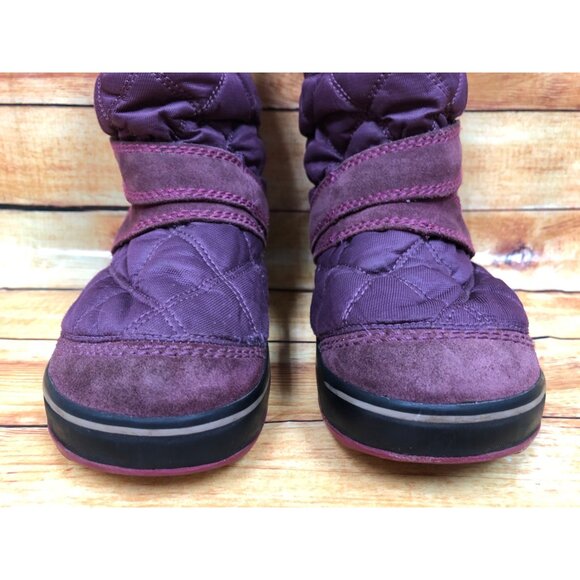 Sorel Glacy Vino Snow Winter Fleece Lined Waterproof Boots Womens 6.5 (t6n) - Picture 8 of 10